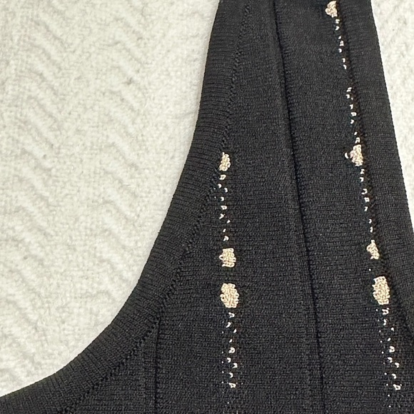 VIA VAI Los Angeles NWT Patsy Dress Set Black With Cream Polka Dots - Picture 4 of 16